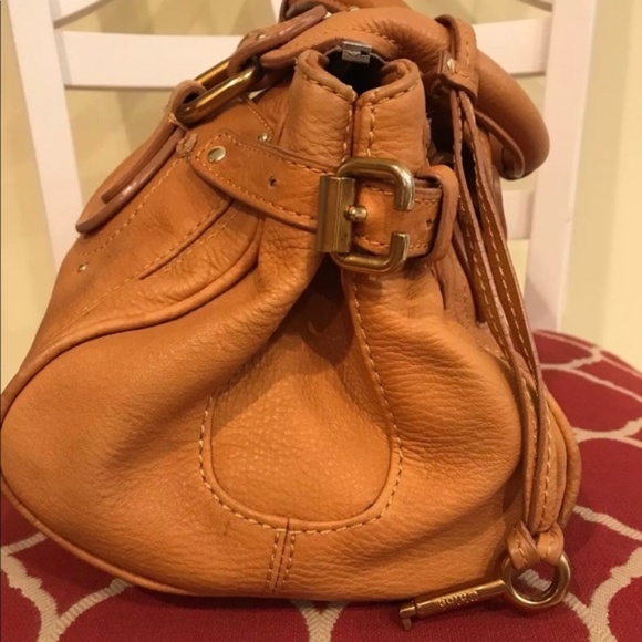 COPY - Chloe Camel Pebbled Leather Paddington Bag - Picture 3 of 10